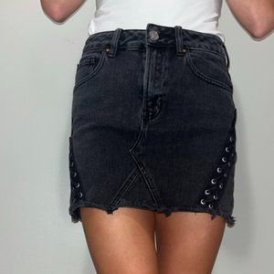 PacSun Black Jean Skirt size 23